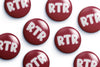 Cute As A Button - Alabama RTR Bubble Letter Button