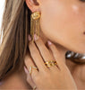 Sahira Jewelry Design - Golden Girl Ring Set: Gold / 6