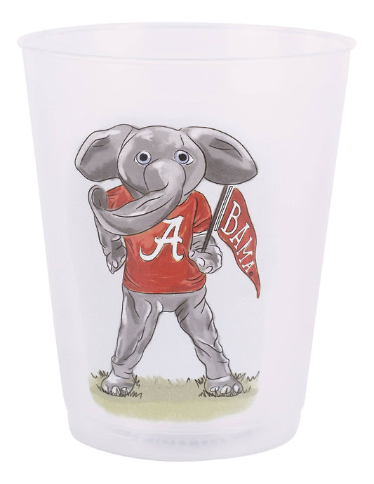 Glory Haus - Alabama Mascot Frosted Cups Set/8