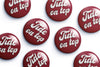 Cute As A Button - Alabama Tide On Top Button