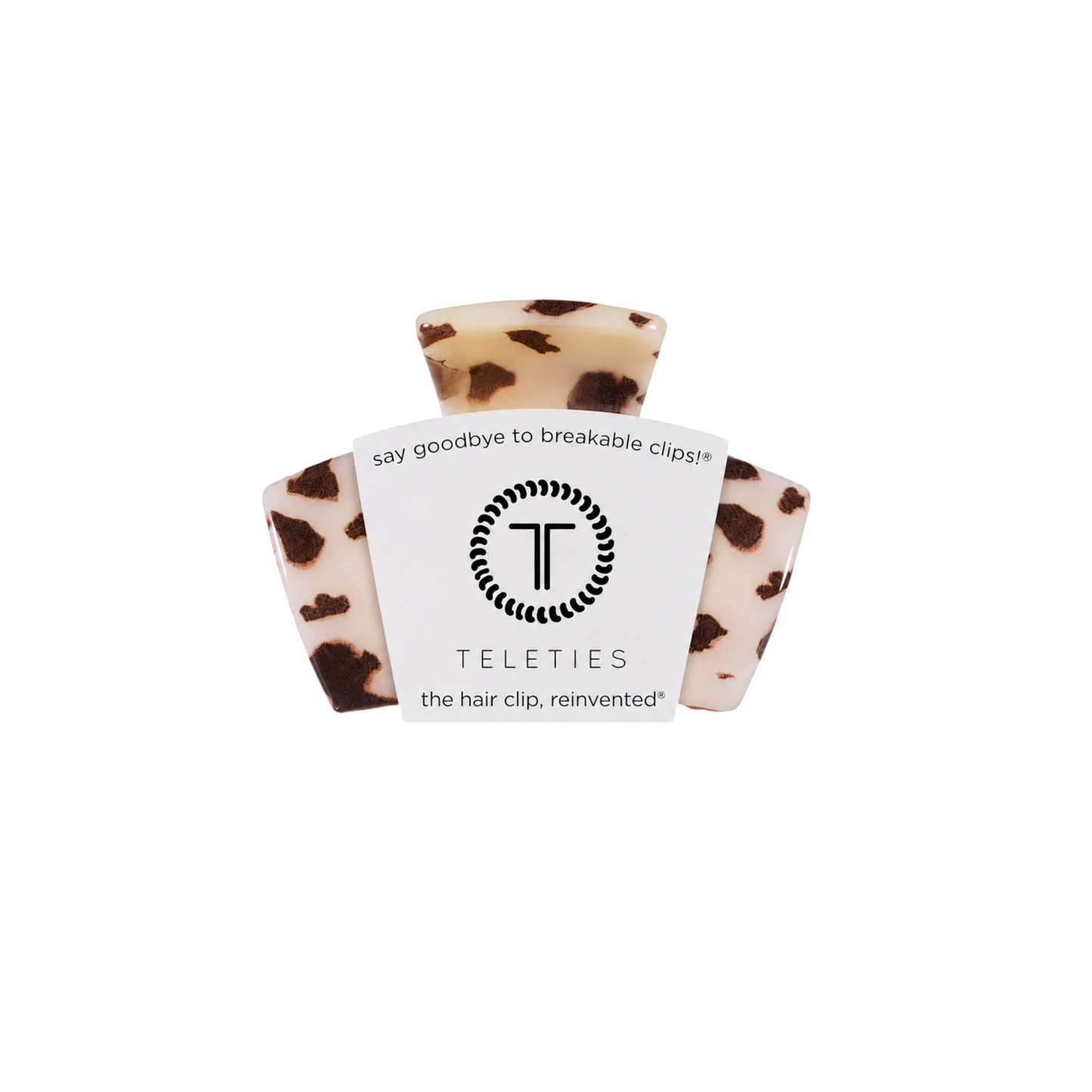 TELETIES - Classic | Blonde Tortoise | Petite | Claw Clip