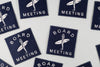 Field Trip Threads - Board Meeting Surf Embroidered Iron-On Patch Coastal Surfer