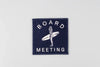 Field Trip Threads - Board Meeting Surf Embroidered Iron-On Patch Coastal Surfer