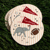 Tuscaloosa Football Game Day Paper Coasters - Set of 10