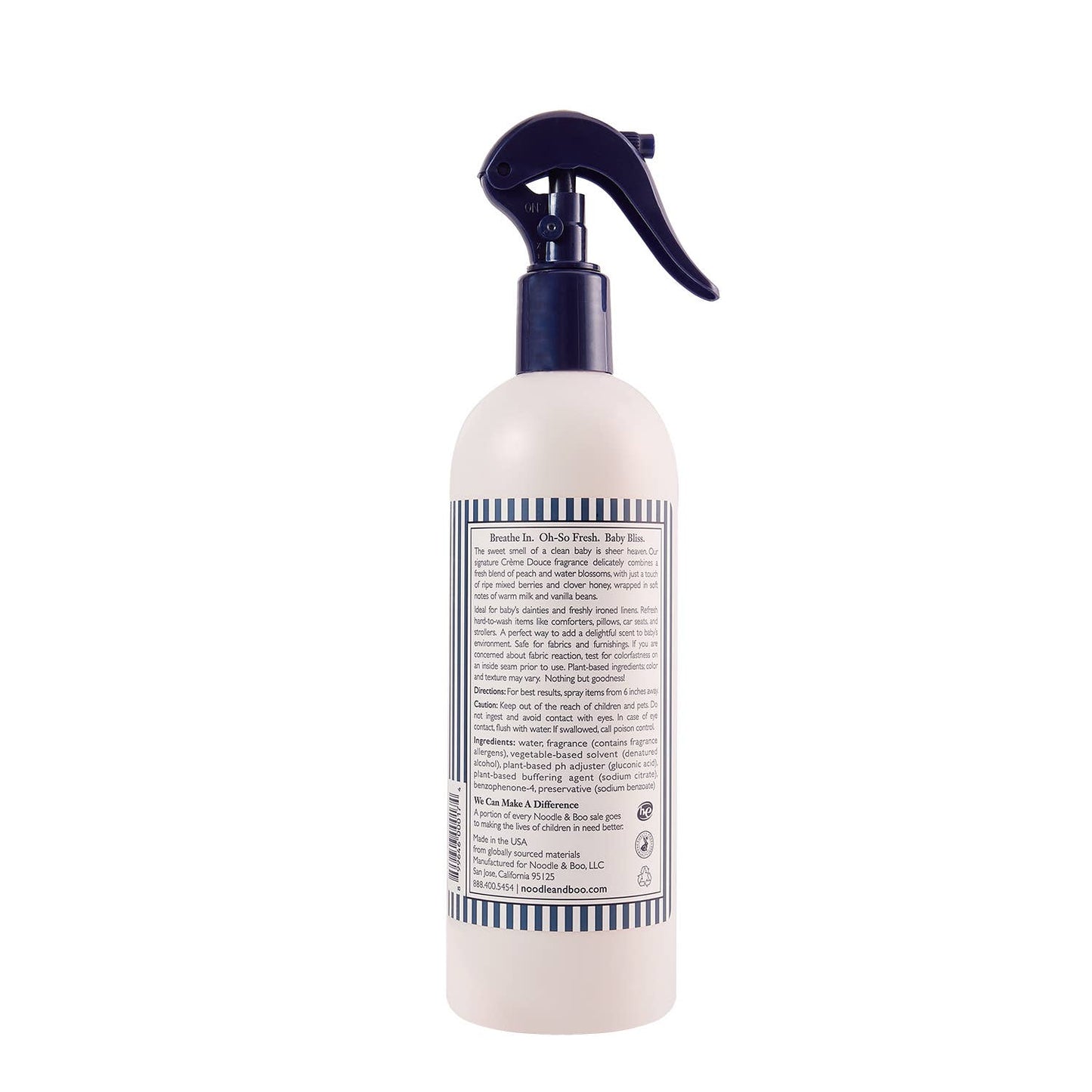 Noodle & Boo, Inc. - Ultra-Fresh Linen Mist, Crème Douce, 16 oz