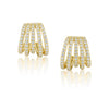 Sahira Jewelry Design - Avery CZ Huggies: Gold