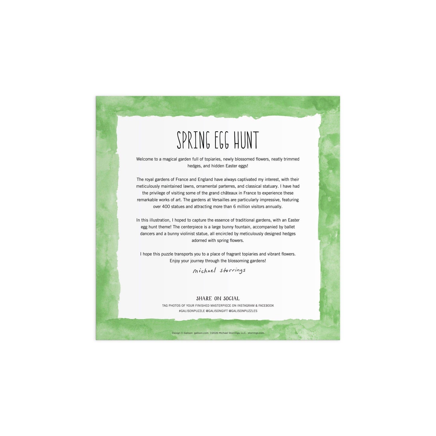 Spring Egg Hunt Puzzle