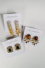 St Armands Designs of Sarasota - Olive & Canary Oval Luxe Statement Earrings