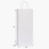 Nashville Wraps - White Kraft Retail Paper Shopping Bags: 100 Pack / Rose 5.25x3.5x8.25"