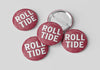 Cute As A Button - Alabama Roll Tide Floral Button