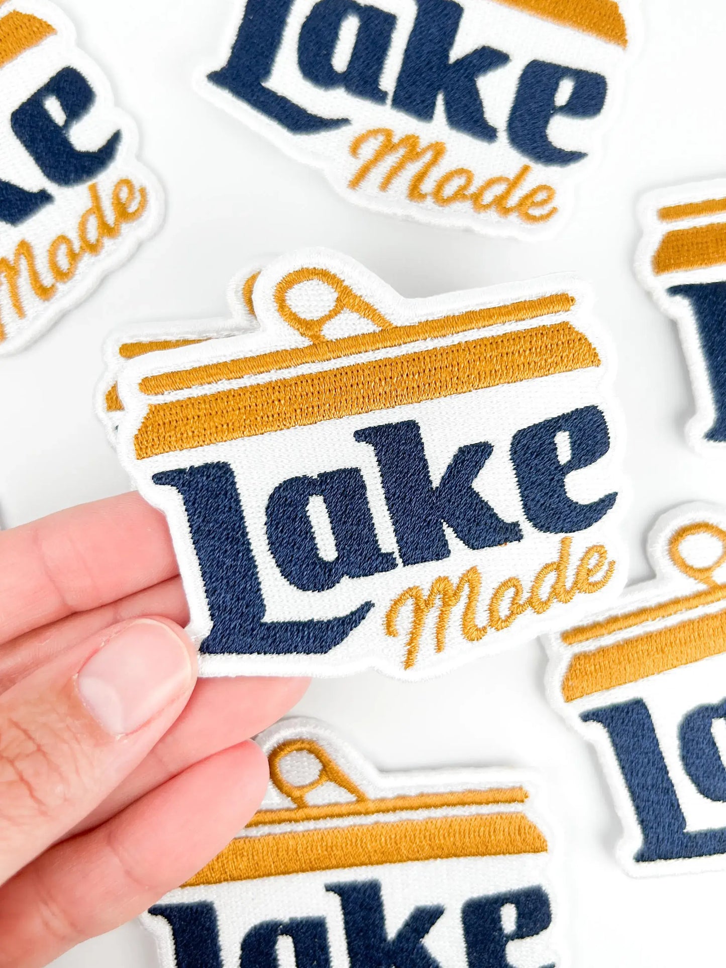 Field Trip Threads - Lake Mode Embroidered Patch – Iron On Patch for Coolers Boat