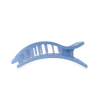 TELETIES - Flat Rectangle Hair Clip | Large | Blue Lagoon