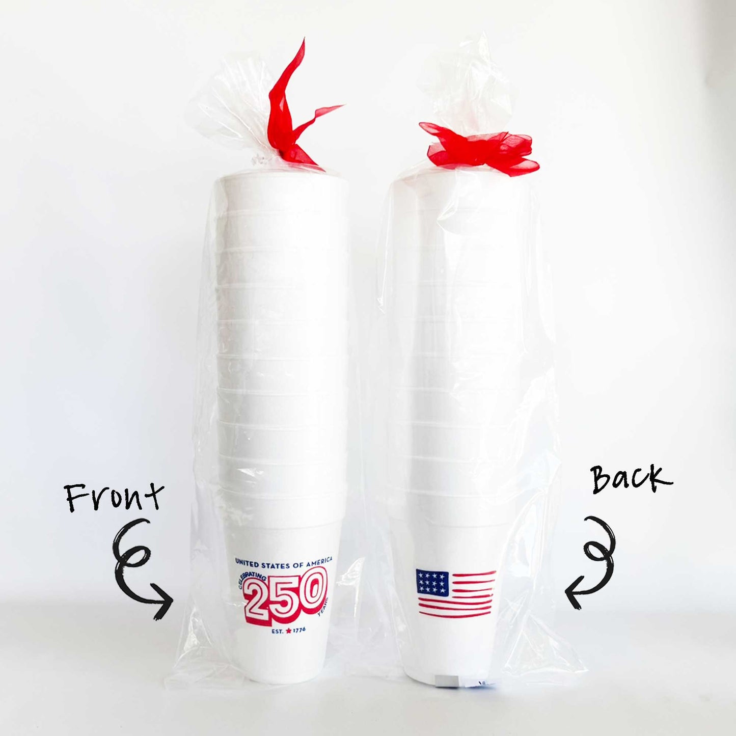 Patriotic-America USA 250th Foam Cup