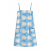 Sunshine Tienda - Blue Palm Geo Grotto Dress: S