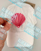 Aloe and Milk Boutique - Sea Shell Pink Patch, Ocean Patch, Beach Patches, Seashell