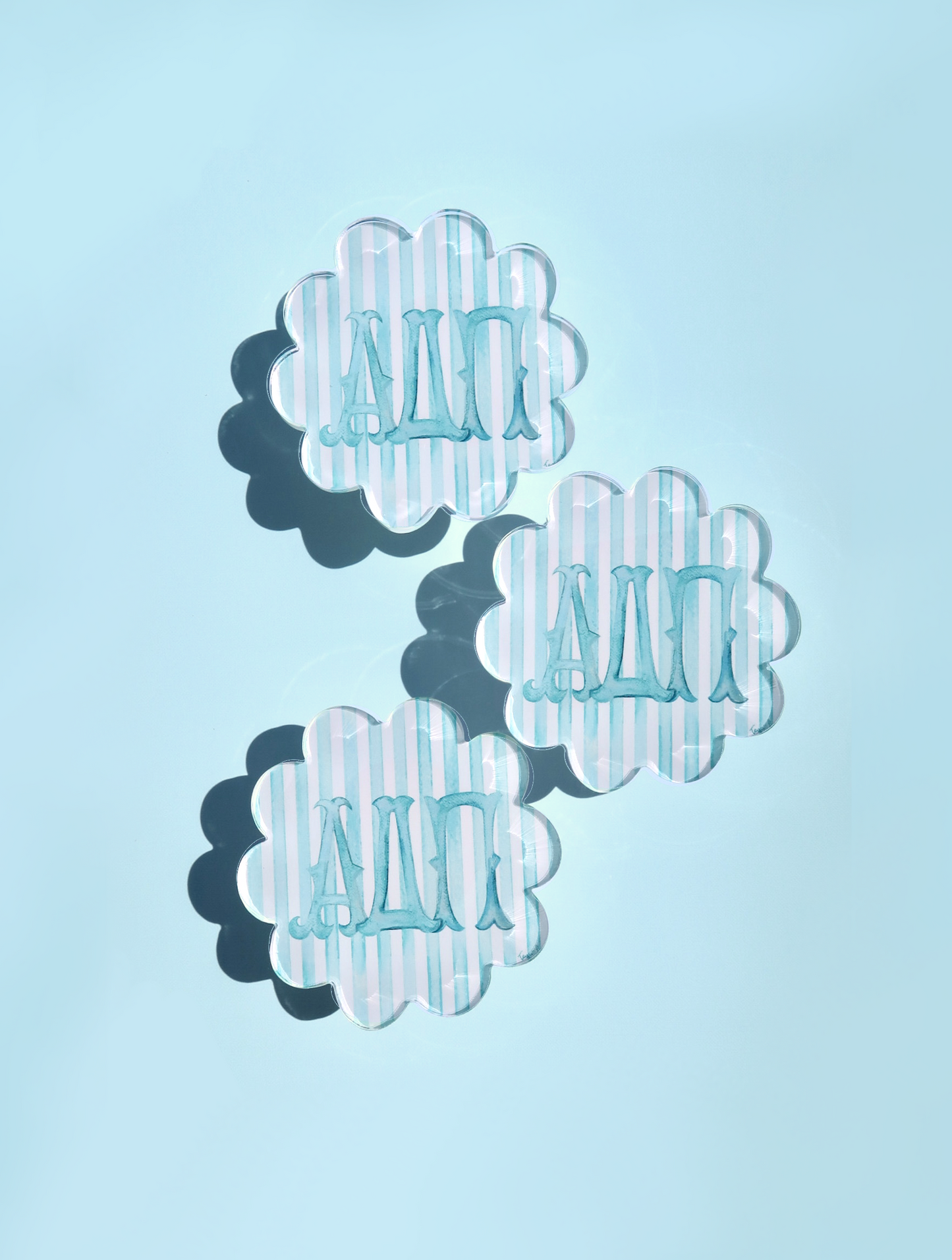 Acrylic Scallop Coaster