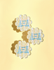 Acrylic Scallop Coaster