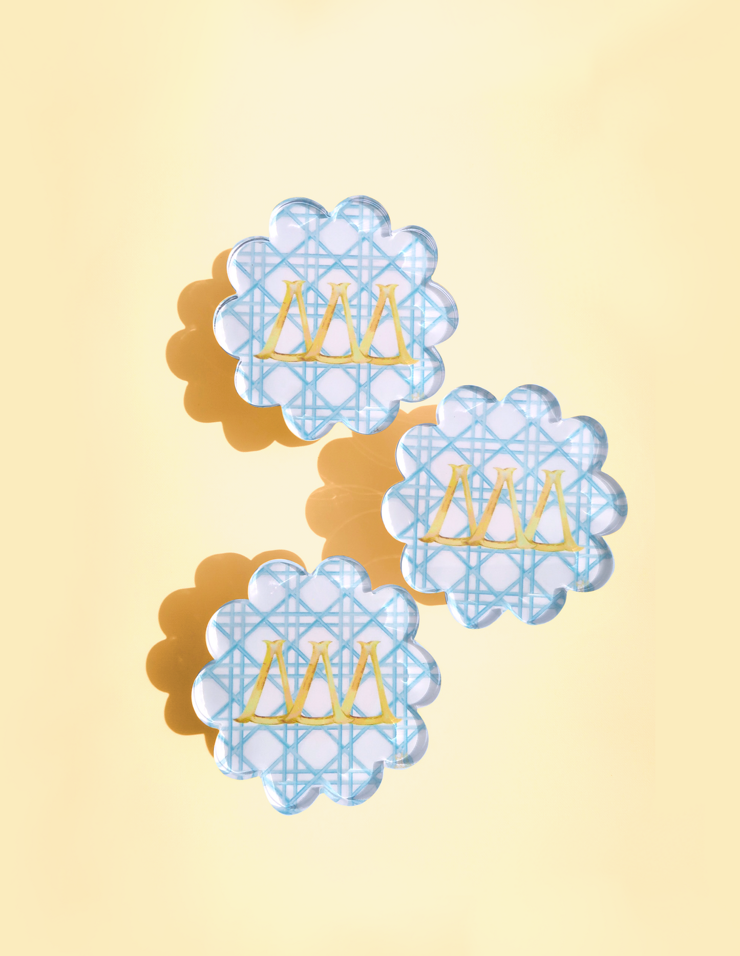 Acrylic Scallop Coaster