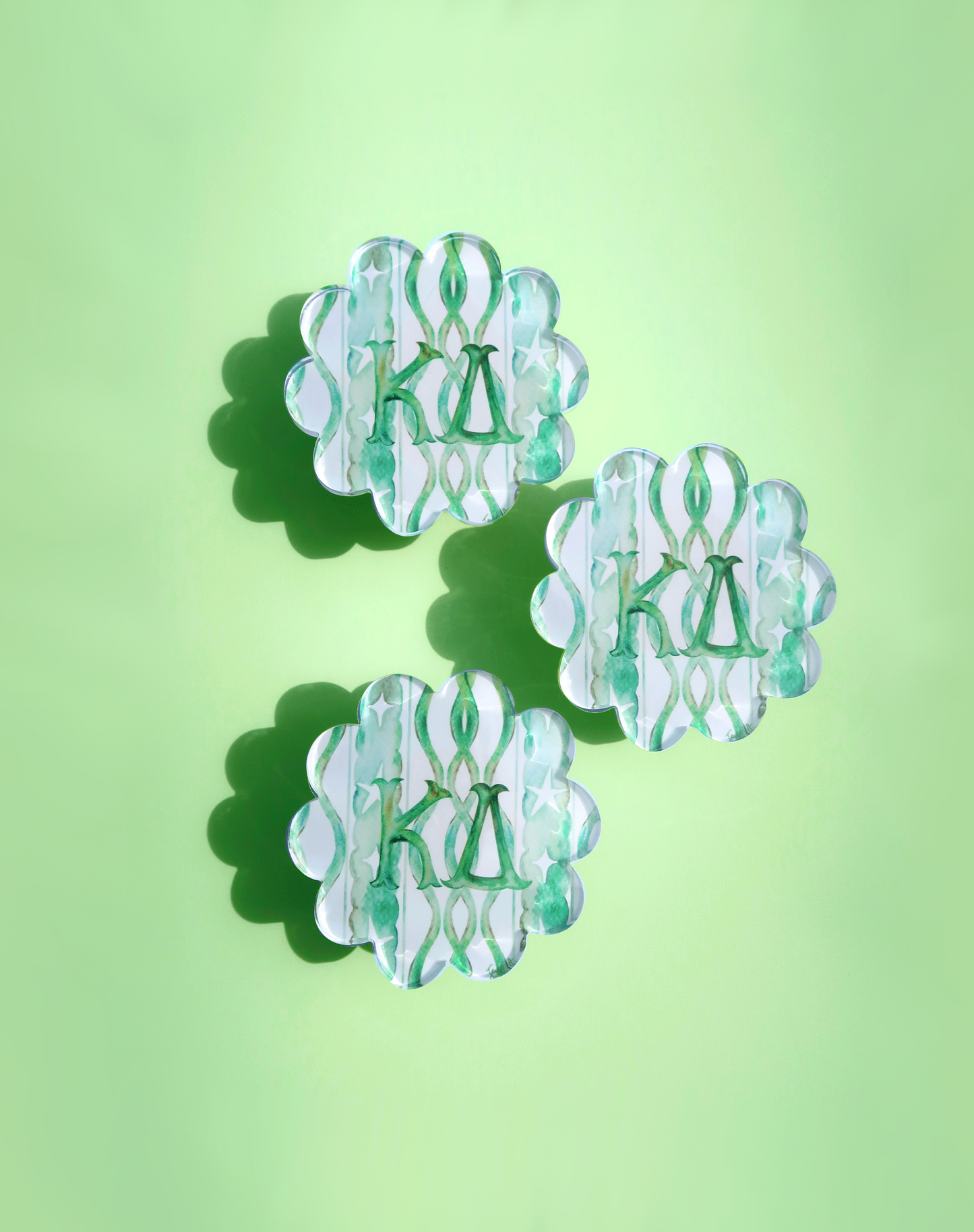 Acrylic Scallop Coaster