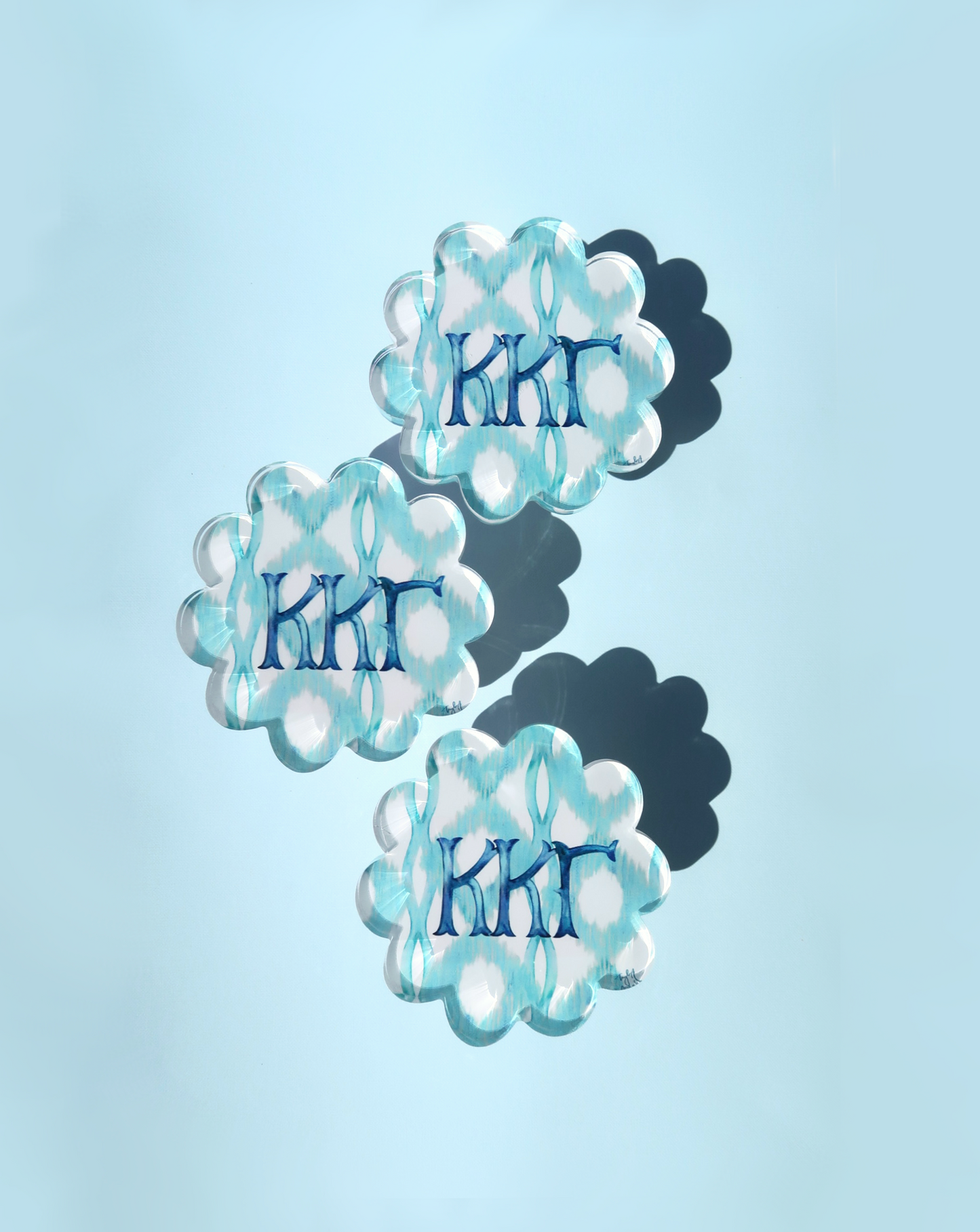 Acrylic Scallop Coaster