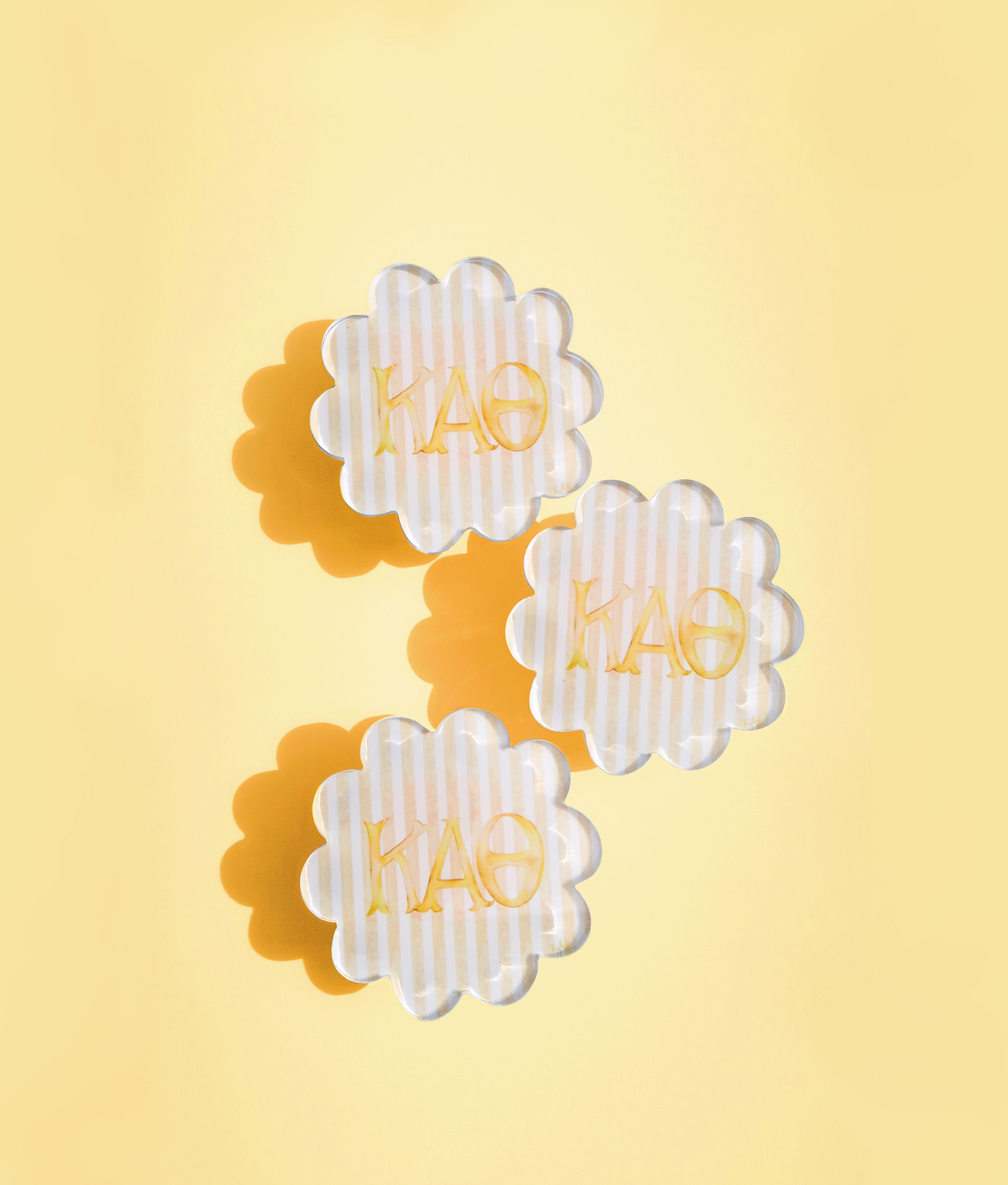 Acrylic Scallop Coaster