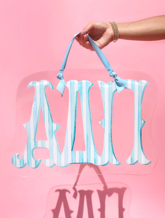 Sorority Acrylic Door Sign