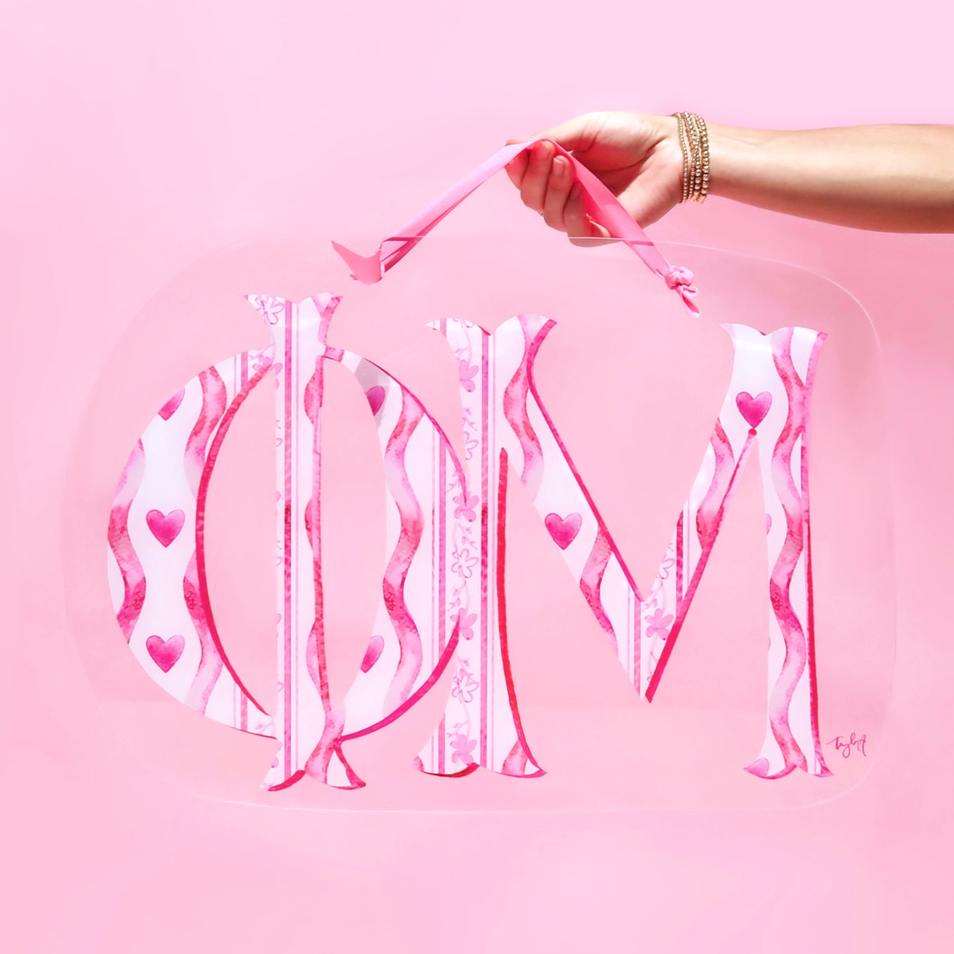 Sorority Acrylic Door Sign