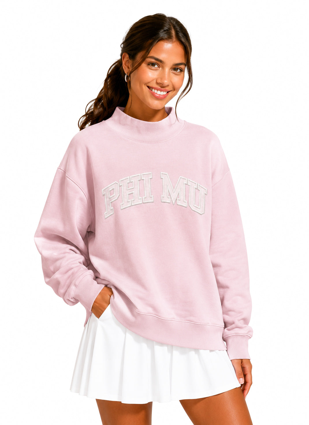 Sorority Mock Neck Sweatshirt Preorder