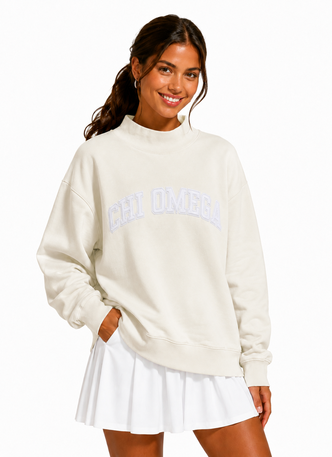 Sorority Mock Neck Sweatshirt Preorder