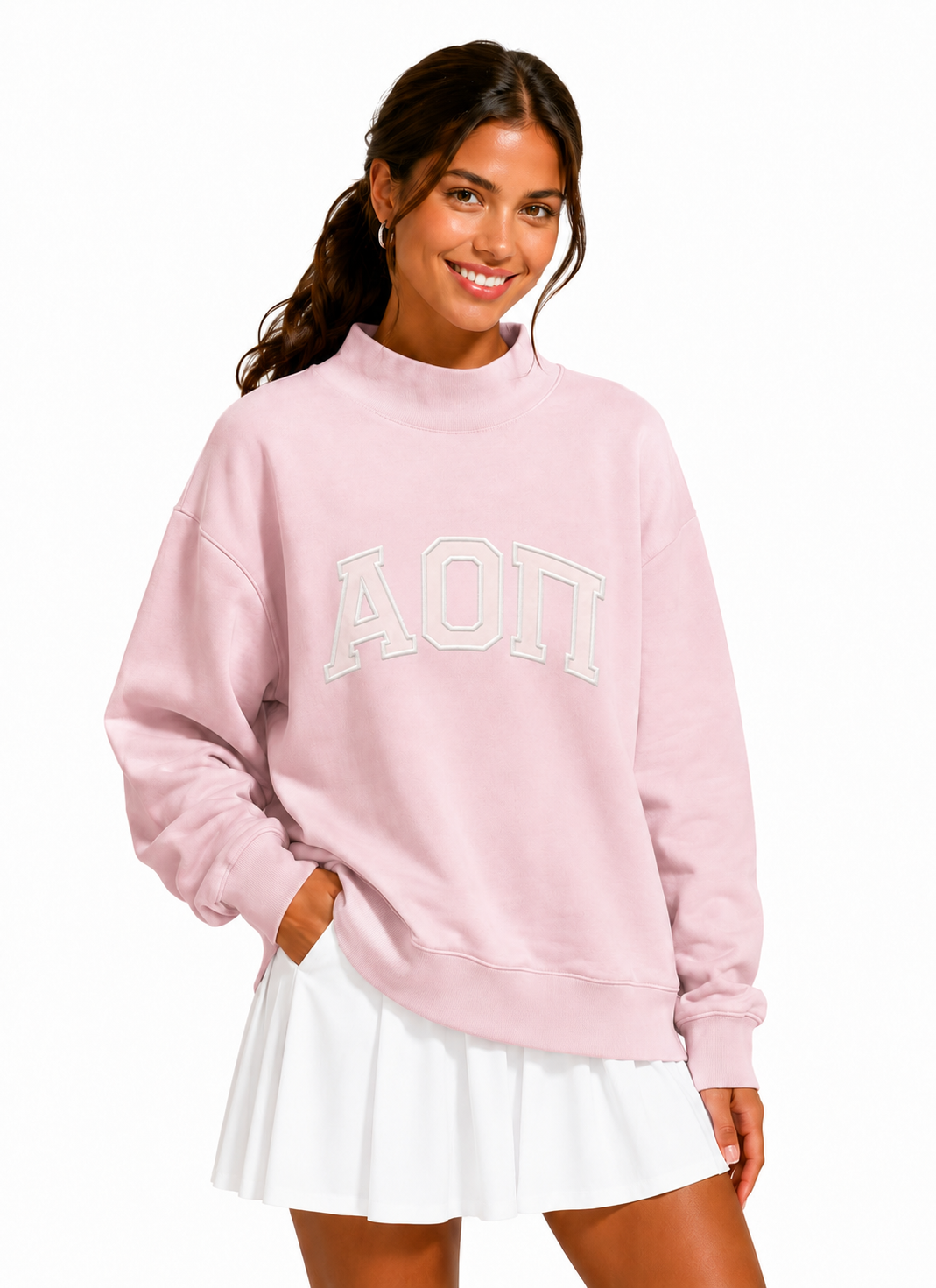 Sorority Mock Neck Sweatshirt Preorder