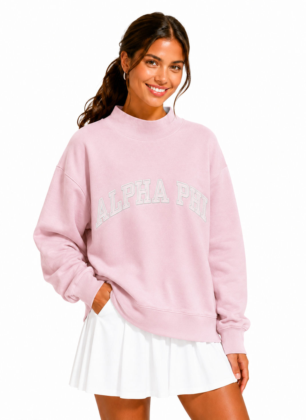 Sorority Mock Neck Sweatshirt Preorder