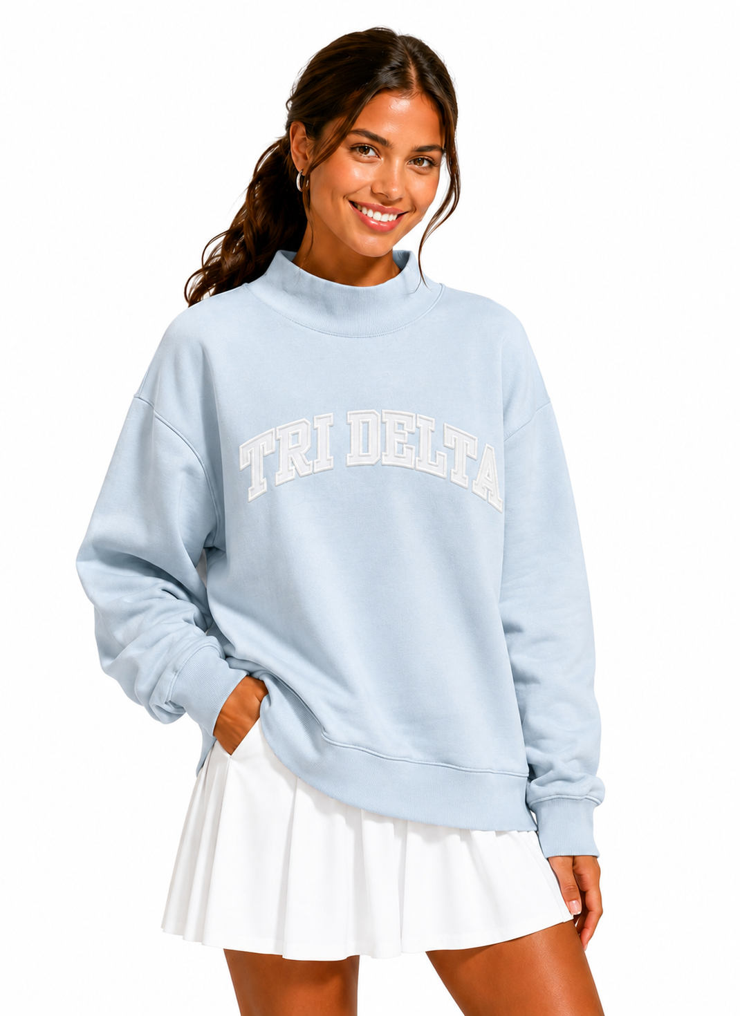 Sorority Mock Neck Sweatshirt Preorder