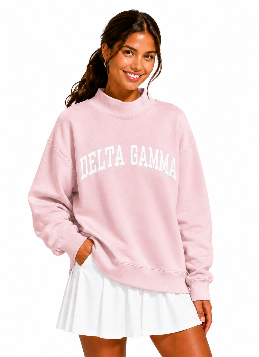 Sorority Mock Neck Sweatshirt Preorder