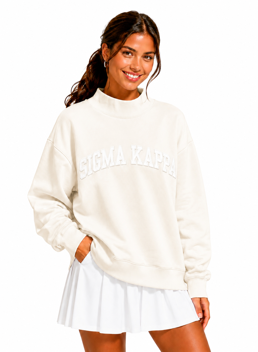 Sorority Mock Neck Sweatshirt Preorder