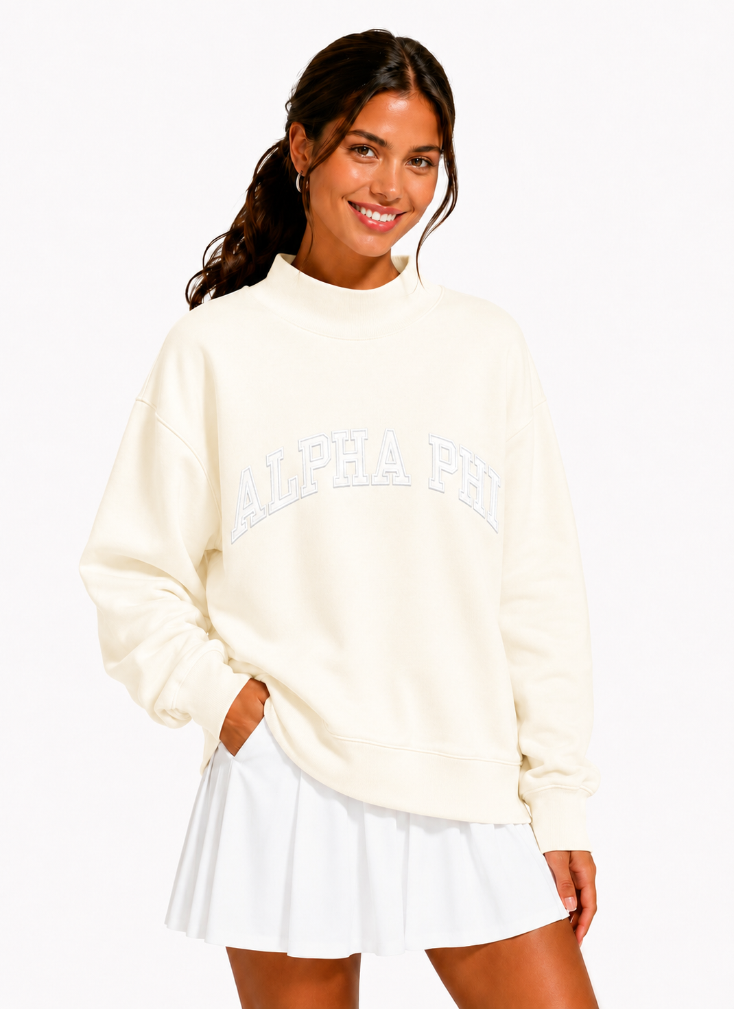 Sorority Mock Neck Sweatshirt Preorder