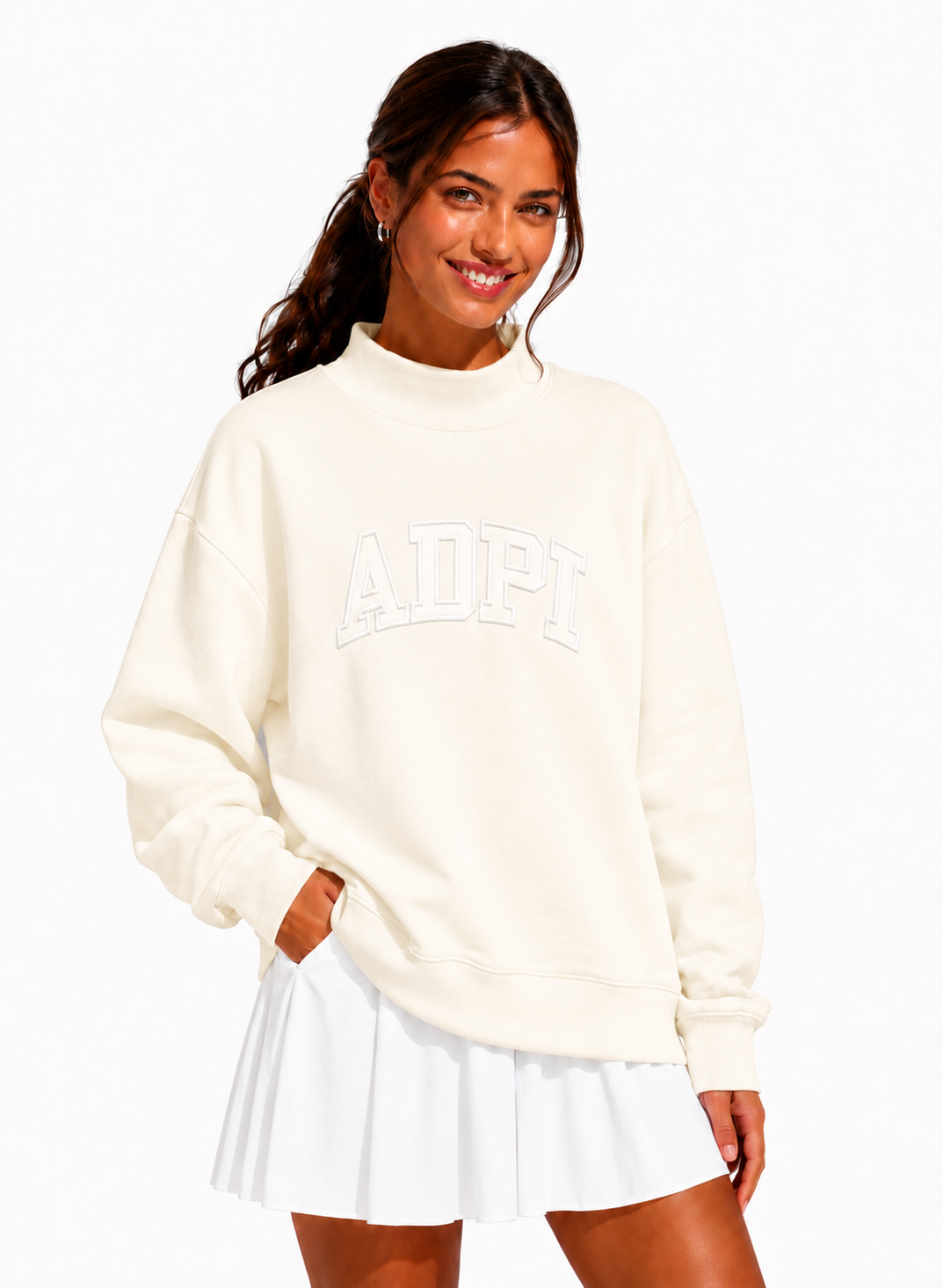 Sorority Mock Neck Sweatshirt Preorder