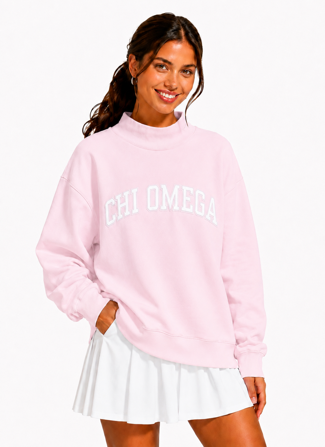 Sorority Mock Neck Sweatshirt Preorder