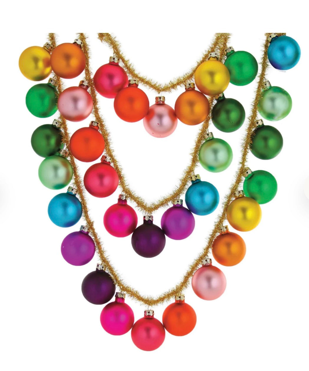 Glass Bauble Garland