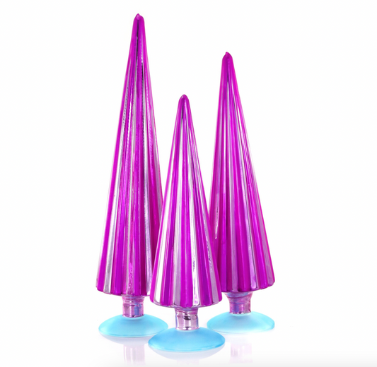 Pleated Trees - Fuchsia