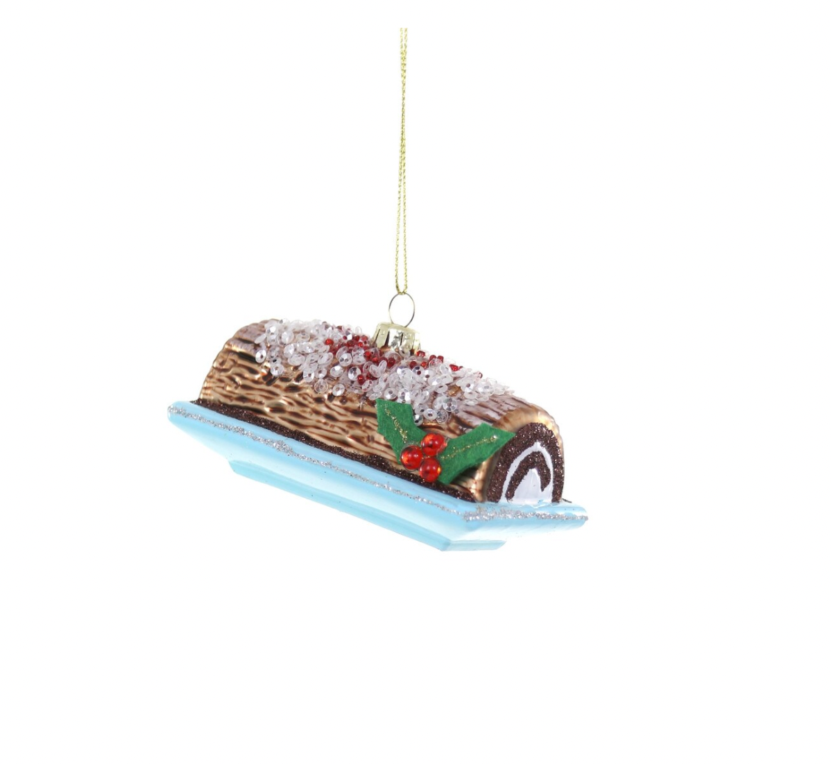 Buche Noel Ornament