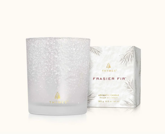 Frasier Fir Flocked Candle