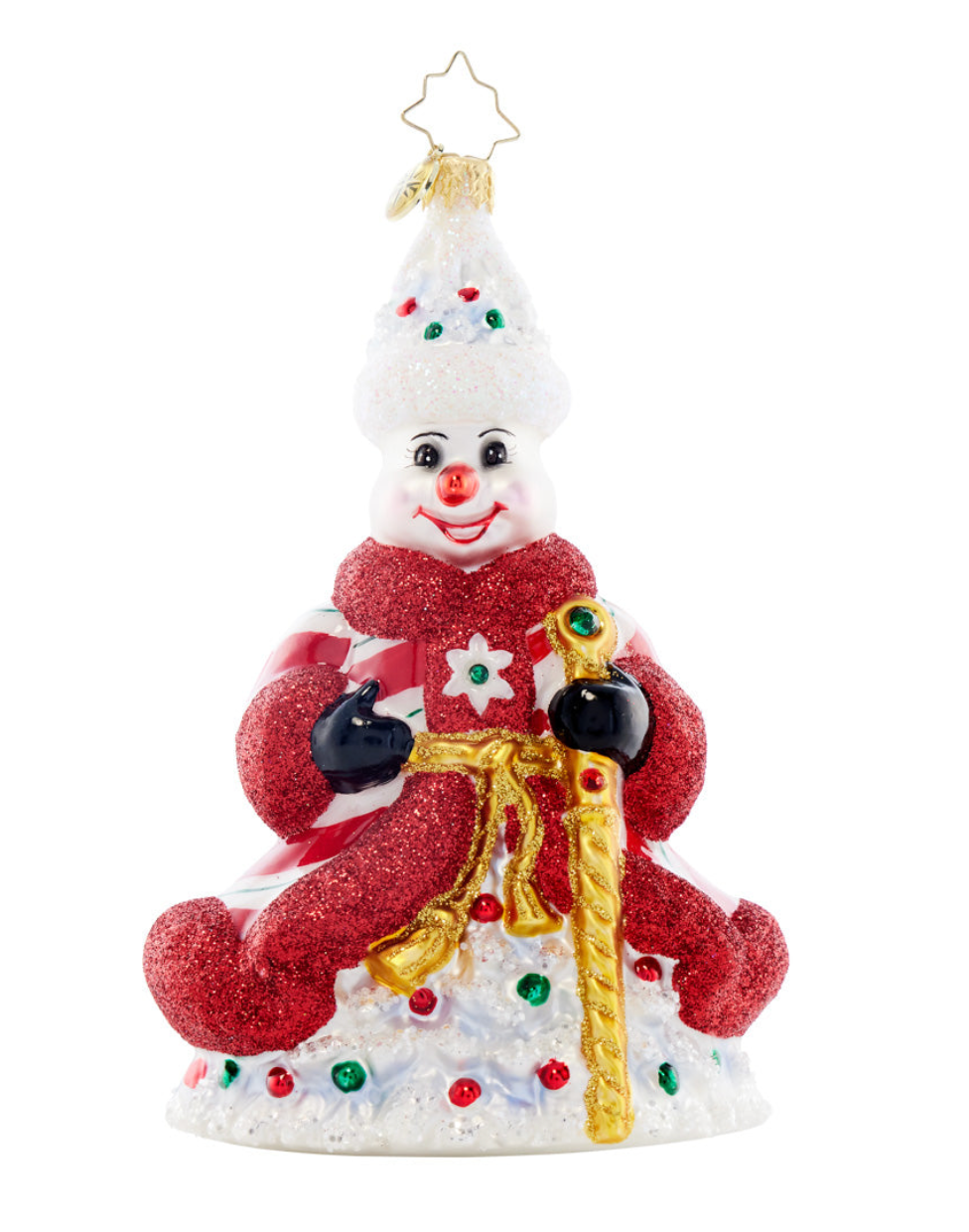 Peppermint Sparkle Snowman