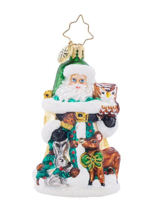 Woodland Friends Santa Gem