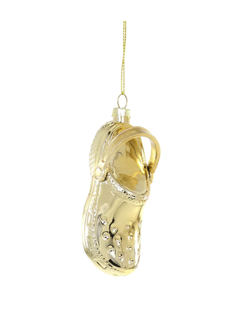 Gold Croc Ornament