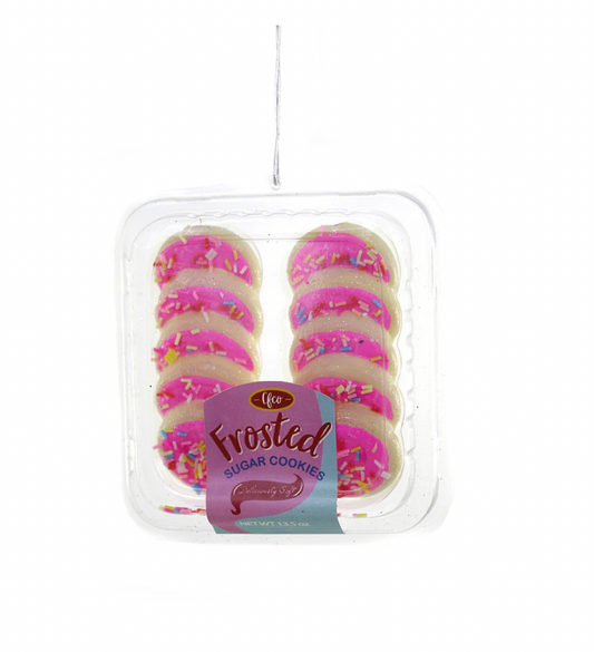 Pink Cookie Box Ornament