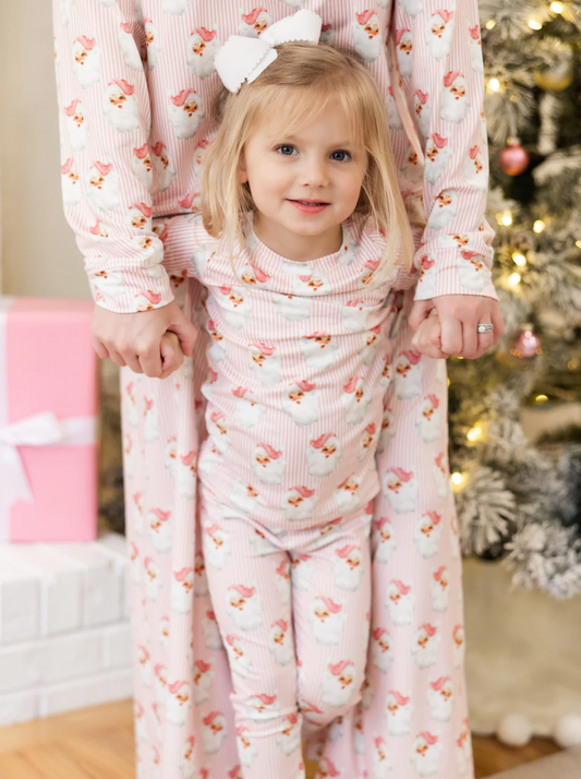 Santa Baby Pink Pajama Toddler