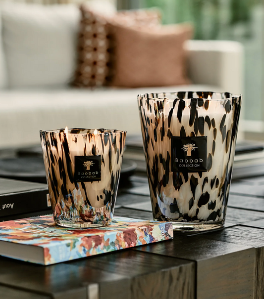 Baobab Pearls Black Scented Candle