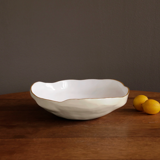 ENCANTO Nuevo Large Bowl (Cream and White)