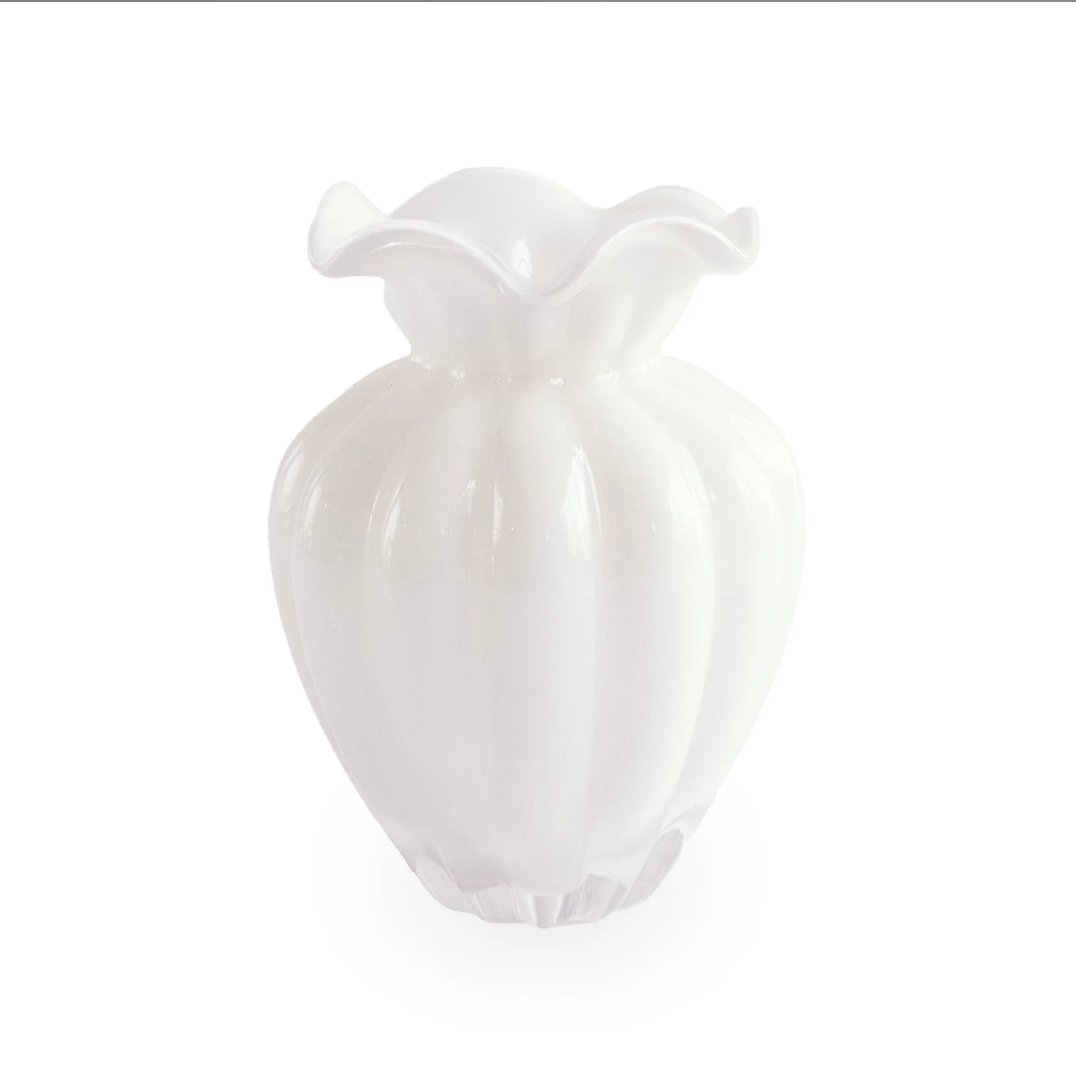 GLASS Vento Medium Vase (Cream)