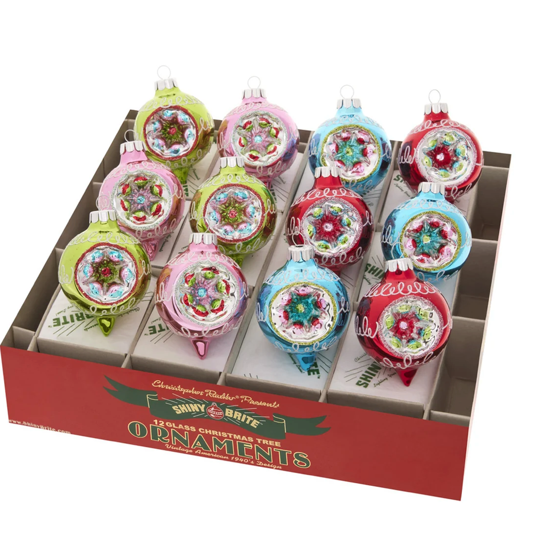 Festive Fete Decorated Reflector Rounds